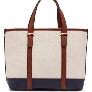 Ann Klein colorblock  mini tote